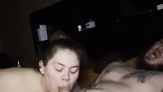 Blowing hubby