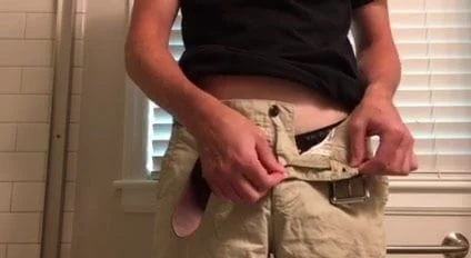 Showing off my chastity cage