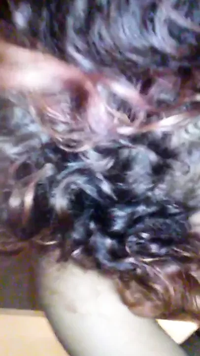 My cousin with my cock down her throat