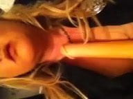 horny blonde