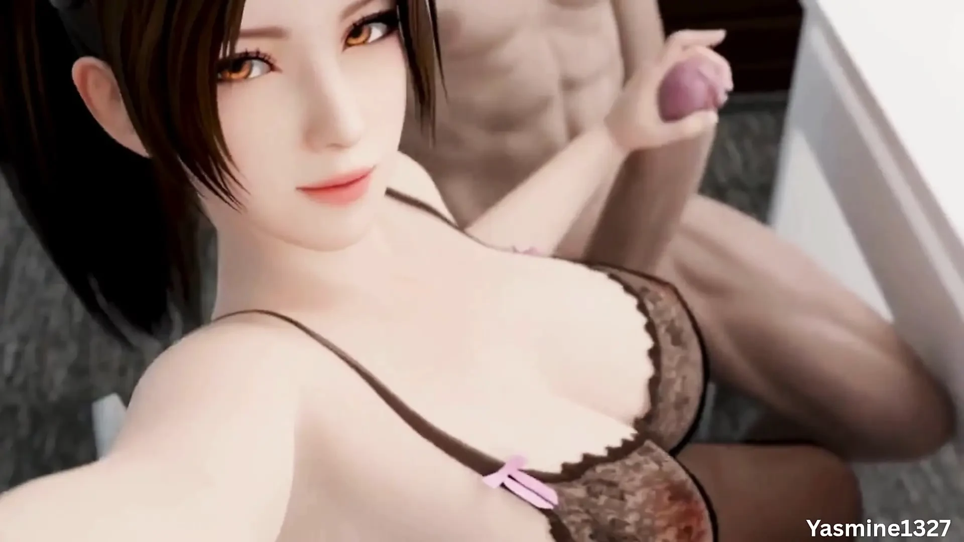 一个丰满的金发女郎在骑乘狂野性爱女牛仔之前，正在给一个地狱的吮吸鸡巴