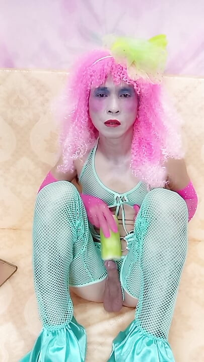 Oanh Le transgender wearing sexy sexy synthetic porn