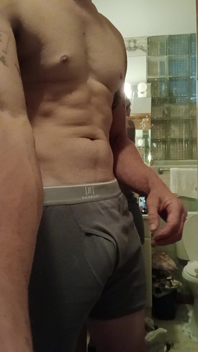 Just a little limp dick self sucking.