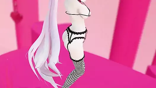Megurine Luka Nude Dance Vocaloid Hentai Mmd 3D Black Eyes Color Edit Smixix
