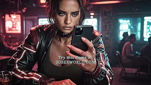 Grup seks partisi: panam palmer x cyberpunk (gerçekçi 3 boyutlu oyun) ultra kalite