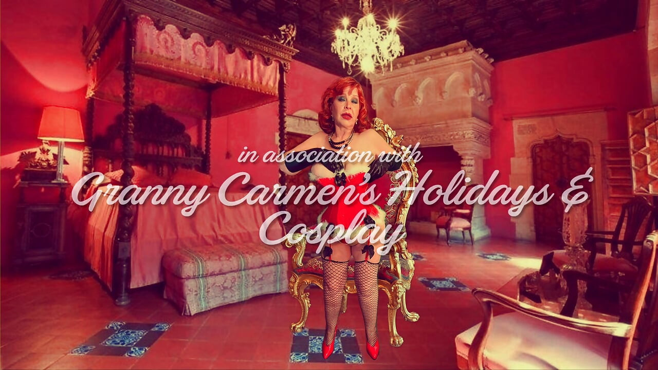 Granny Carmen's Christmas Suck & Fuck Creampie 112824fap