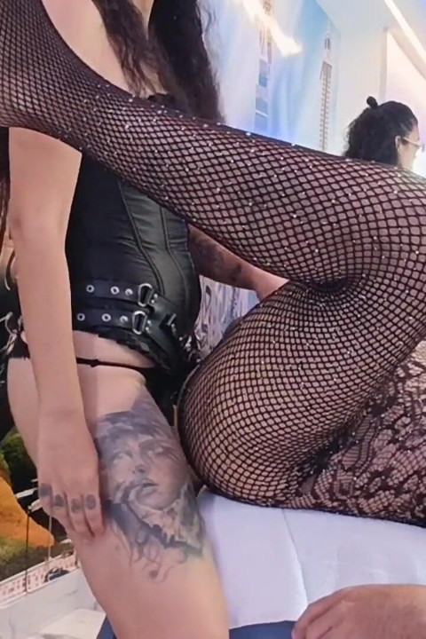 Hot Milking and Prostate Massage to Get Fucked with Harness