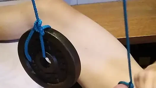 2,5 kg taşaklarımda asılı