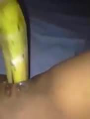 Ragazza della banana di Cape Town