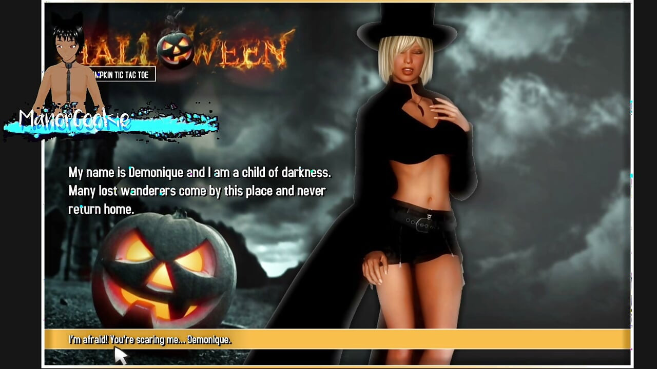 Halloween Hot Pumpkin Tic Tac Toe - This game is the worst.