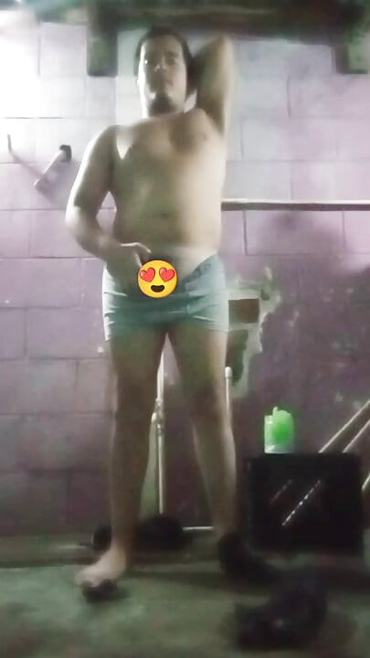 Jesus in boxer pulling his penis 182