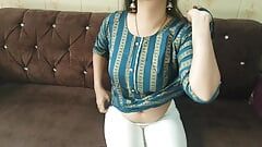 Step brother romance flirt with hot step sister and Real Orgasm During Hard Fucking in Hindi