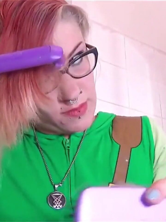 Damp Hair Brush and Straighten