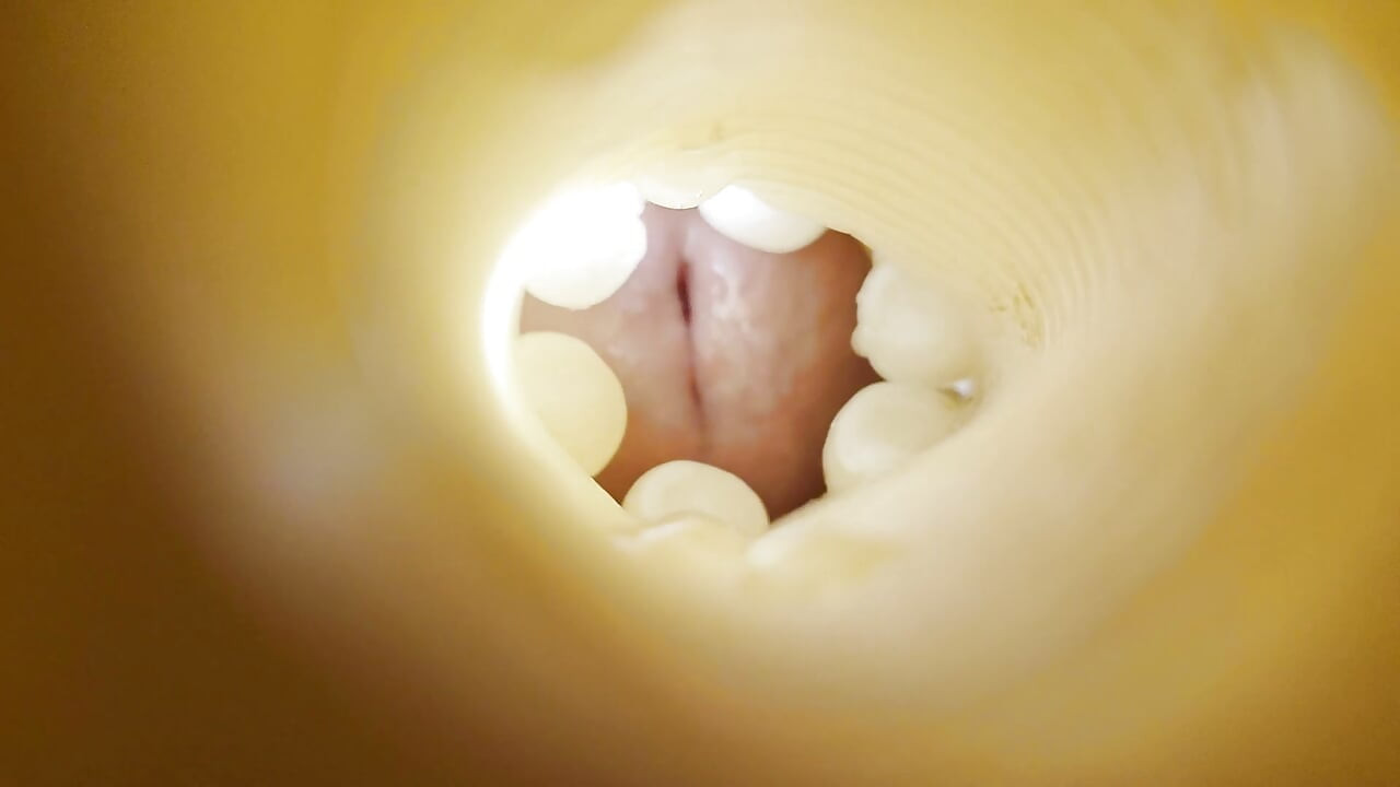Fleshlight cum camera (POV, you're being bred)