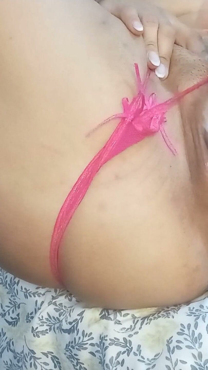 Using my birthday gift and my stepbrother I slide my fingers inside until I cum from my juicy pussy. | Clip 3