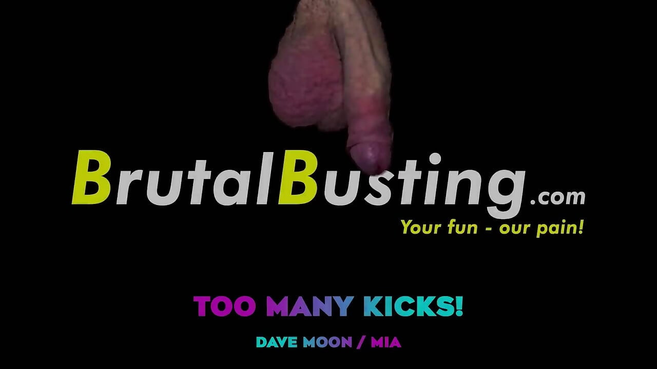 Too Many Kicks! Iron Shoes Turn His Testicles Into Ovaries! - Dave Moon - Mia - Bbusting (ballbusting)