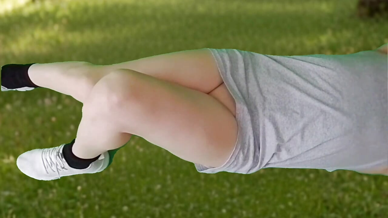 888 White Pretty Femboy on Green Grass Booty Soft Body Delicious and Young