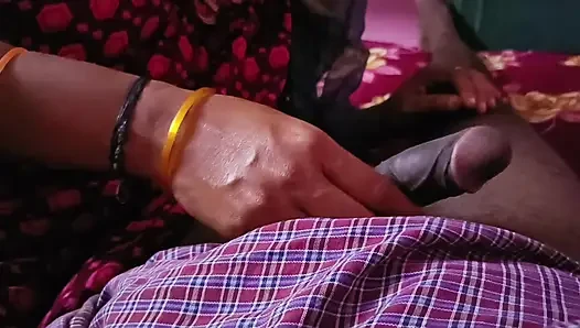 Hot Indian Bhabhi Fucking with Neighbour, When Her Husband Is Outside