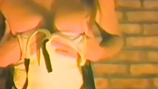 Vintage Outdoor Masturbation Action