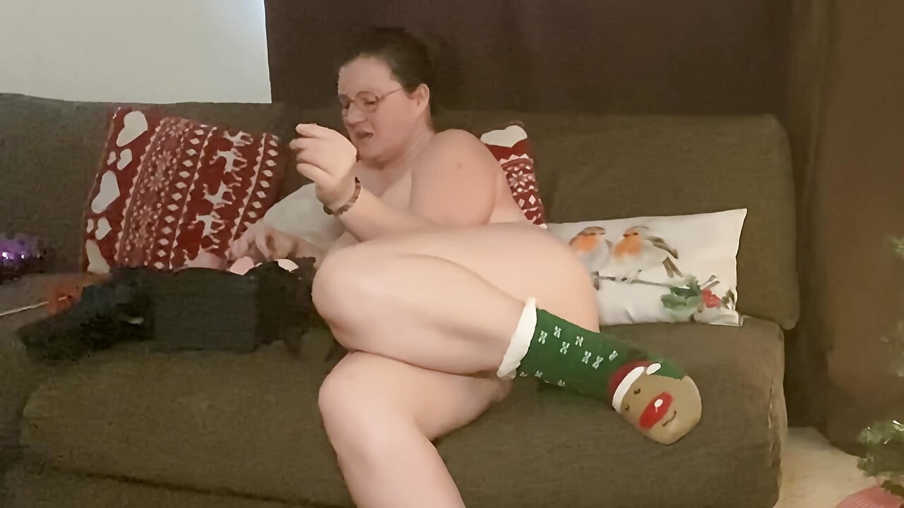 super sexy sólo selfies, na sobě nic než ponožky a úsměv
