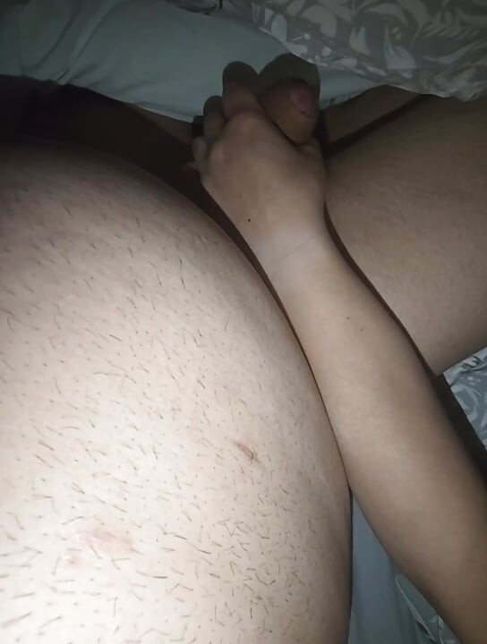 Step son pull out his dick near stepmom. She couldn't resist and handjob his big cock