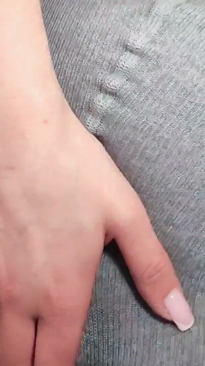 FETISH GREY LEGGING BJ CUM IN MOUTH PART. 1 | Clip 2
