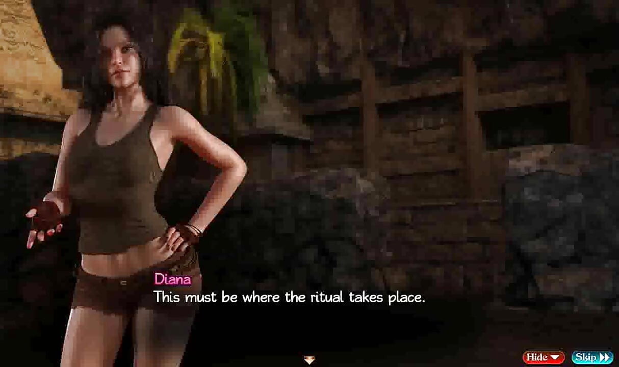 สมบัติของ Nadia: เย็ดหมู่สามคนในวัด พิธีเย็ด Ep 2333