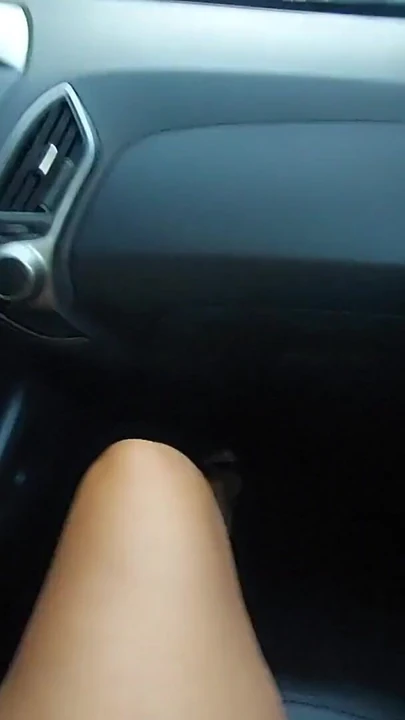 Unforgettable moment from "Stepson takes his stepmom to work in the morning, and she spreads her legs and starts teasing"