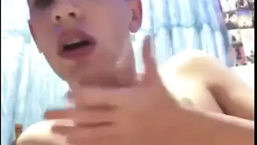 Cum-filled sexy CubaBoy shooting his hot load all over the place and his face