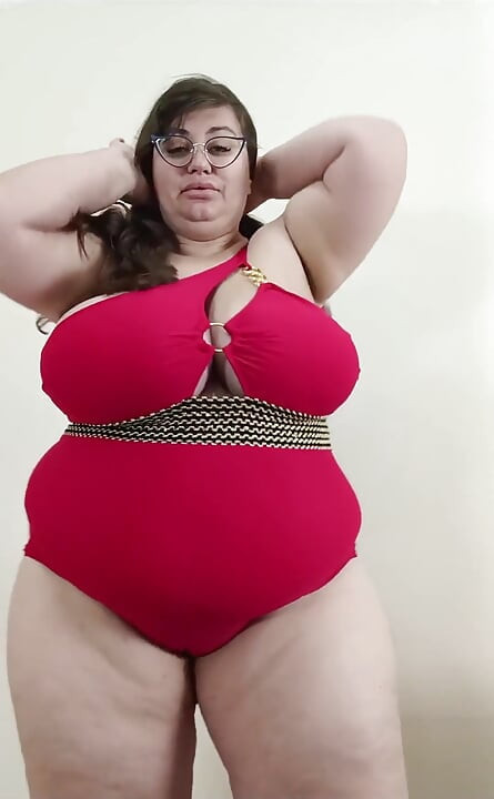 Nuevo traje de baño rojo