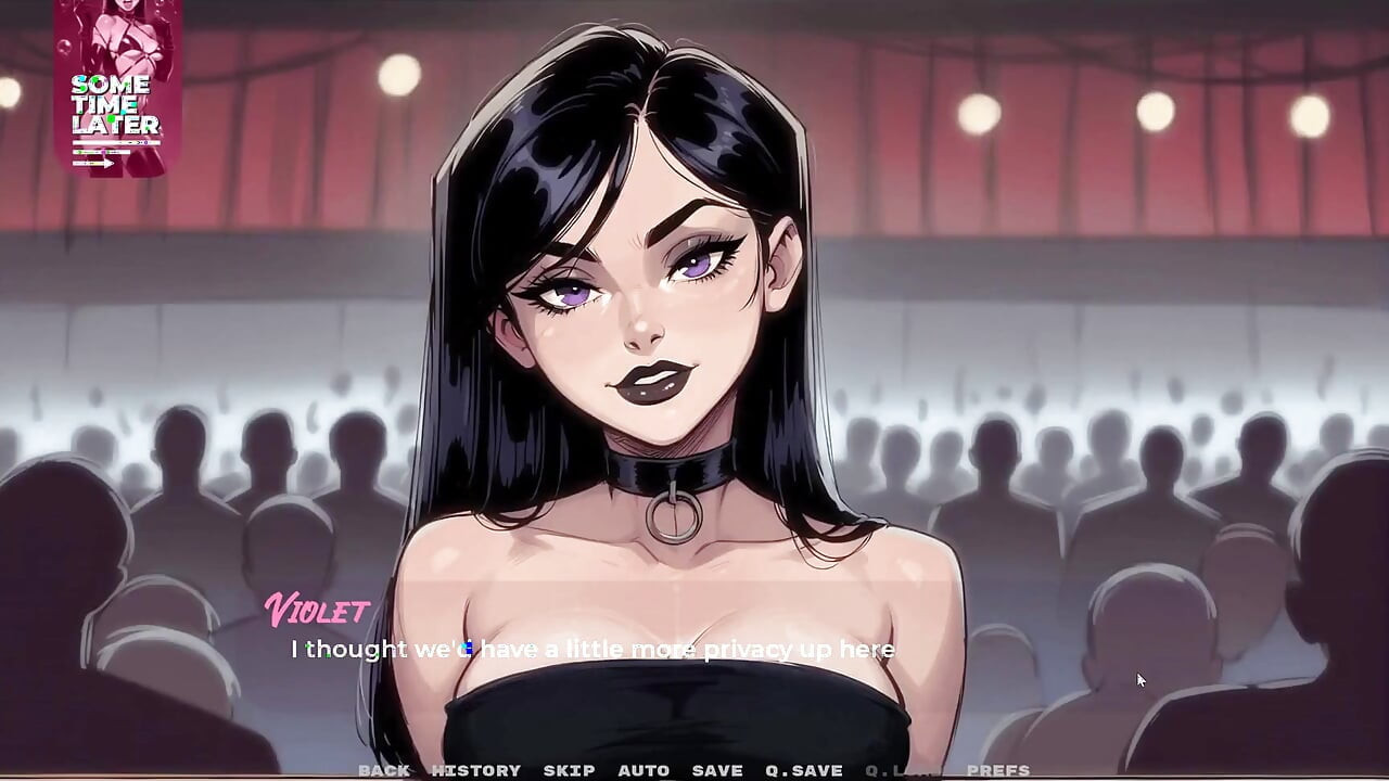 My New Girlfriend  Taboo Hentai Game  Ep.40 Goth Girl Blowbang in the Toilet!