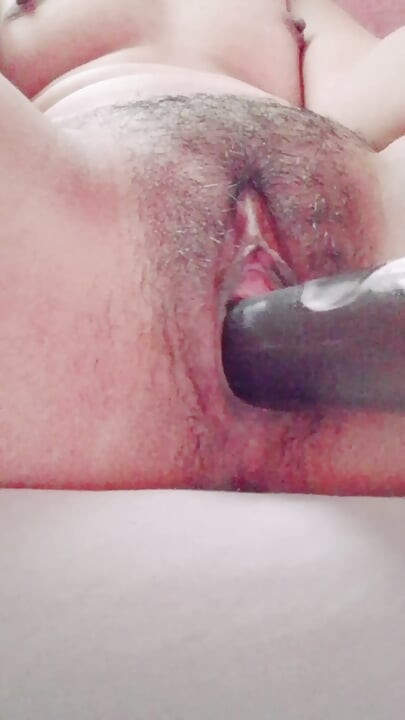 Asian teen secretly fuck herself with a dildo