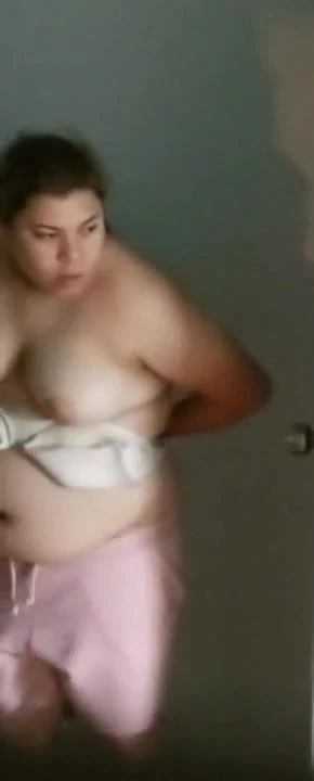 Sister filming herself for brother's birthday gift