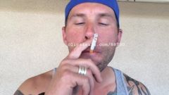 Fetiș cu fumat - Jon fumând