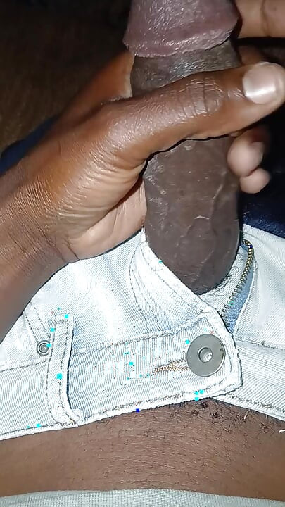 Big black cock with veins
