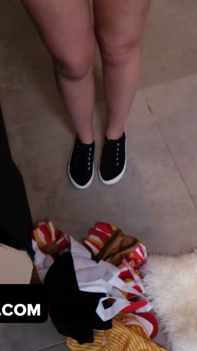 Dad Crush - Teen Babe Needs Her Stepdaddy To Comfort Her After She Burned The Thanksgiving Dinner | Clip 1