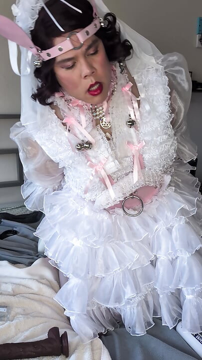 Sissy Bride Riding Her Doll