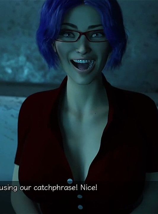 Stranded in Space - Date Night with Hot Blue Haired MILF