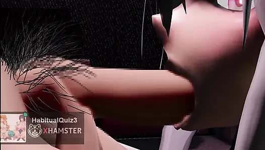 Mmd r18 hakusan lagi bersih-bersih nyepong kontol sambil bugil pakai dildo dan lanjut ngentot anal hentai 3d istri ahegao selingkuh