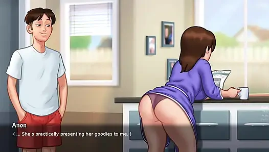 Stepmom her collagen ALL day all the time - summertime saga