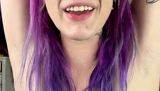 Behaarte achselhöhle, spuckspiel