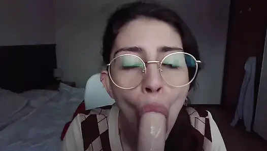 PAAR BEIM SEX, DILDO LUTSCHEN, SPERMA IM KONDOM TRINKEN, MILCH
