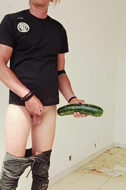 Young Man Sings to Open His Ass