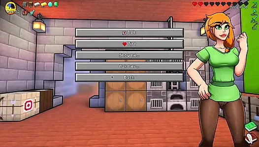 HornyCraft Minecraft Parody - Alex Gives Steve the Best Handjob Ever for Emeralds