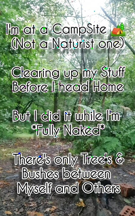 Camping Butt Naked