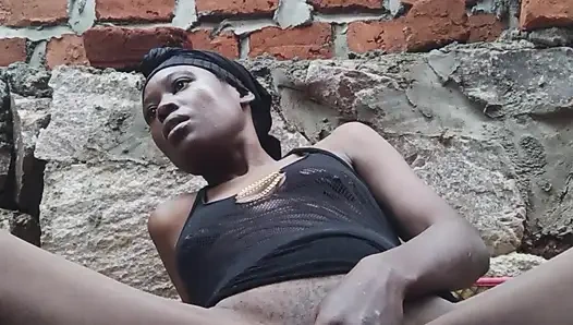 Komm mit mir, während du an einem offenen ort bin