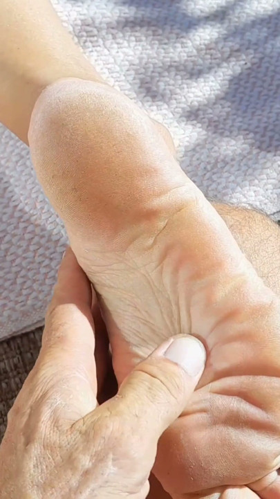 Sexy naked outdoor posing and body worship | Clip 1