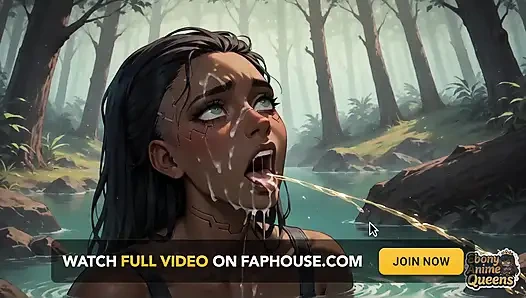 Cyberpunk gargle lagi asik di hutan sambil dientot habis-habisan