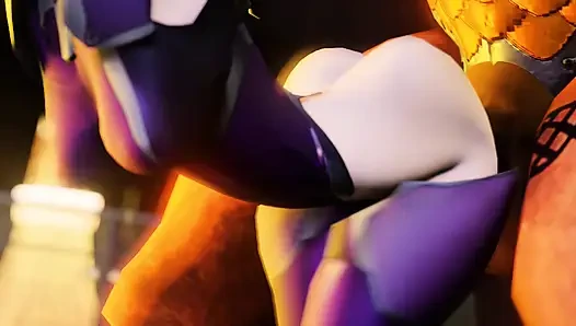 3D Girl warrior got taken by monster