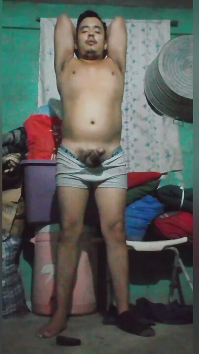 Jesus in boxer pulling his penis 186